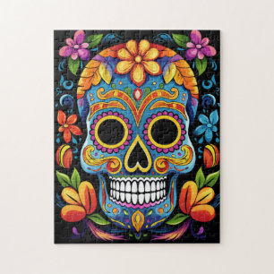 Cute Sugar Skull Jigsaw Puzzle