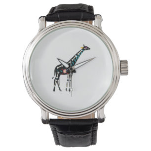 Cute Sugar Skull Mexican Giraffe Halloween Day Of Watch