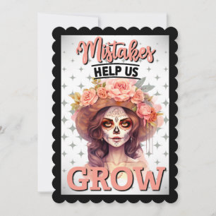 Cute Sugar Skull Thank You Card