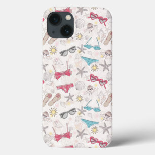 Cute Summer Abstract Pattern iPhone 13 Case