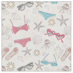 Cute Summer Abstract Pattern Fabric