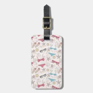 Cute Summer Abstract Pattern Luggage Tag