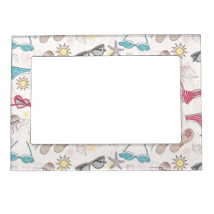 Cute Summer Abstract Pattern Magnetic Frame
