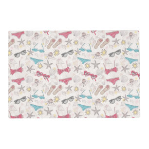 Cute Summer Abstract Pattern Placemat
