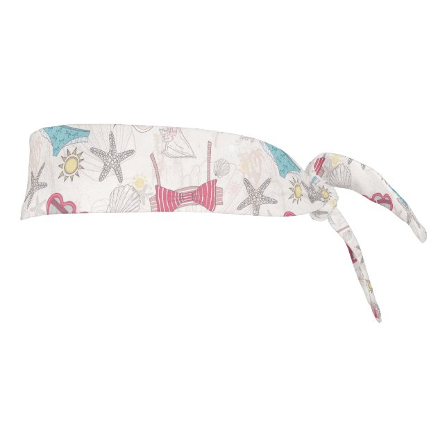Cute Summer Abstract Pattern Tie Headband (Rotate 90)