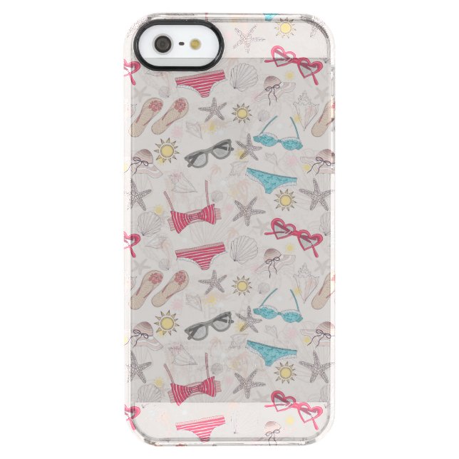 Cute Summer Abstract Pattern Uncommon iPhone Case (Back)