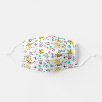 Cute Summer Beach Face Mask