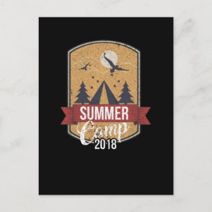 Cute Summer Camp 2018 for Campers Postcard