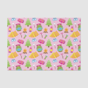 Cute Summer Camp Pattern Tissue Paper