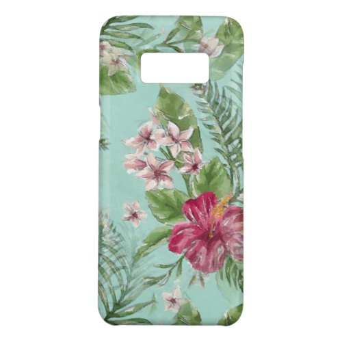 Cute Summer Colors Tropical Hawaii Floral Pattern Case_Mate Samsung Galaxy S8 Case