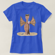 Cute Summer Design Dragon at the Beach Women's