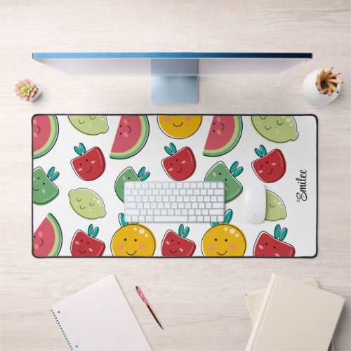 Cute Summer Fruit Pattern Desk Mat
