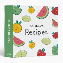 Cute Recipe Book to Write In (Limes)