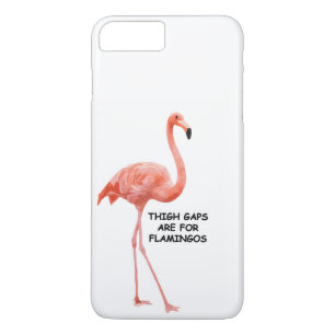 Cute Summer Inspirational Pink Flamingo iPhone 8 Plus/7 Plus Case