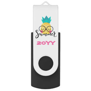 Cute summer pineapple flash drive