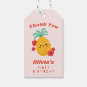 Cute Summer Pineapple Gift Tag