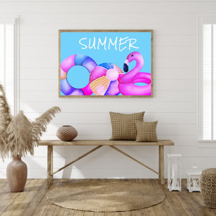 Cute Summer Pool Party  Poster