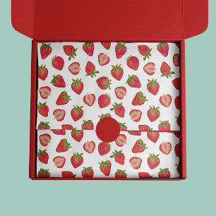 Cute Summer Strawberry Pattern Tissue Paper
