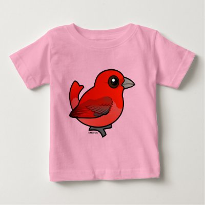 Cute Summer Tanager Baby T-Shirt