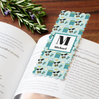 Cute Summer Vacation Elements Bookmark