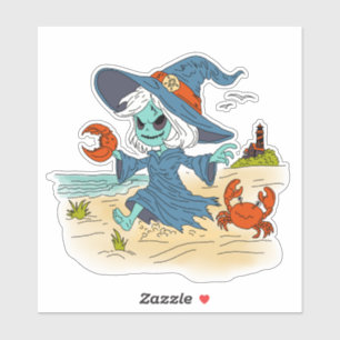 Cute Summer Witch Sticker
