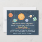 Cute Sun and Planets Space Baby Shower