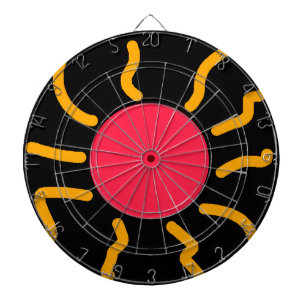 Cute sun dart board