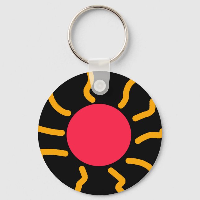 Cute sun keychain (Front)
