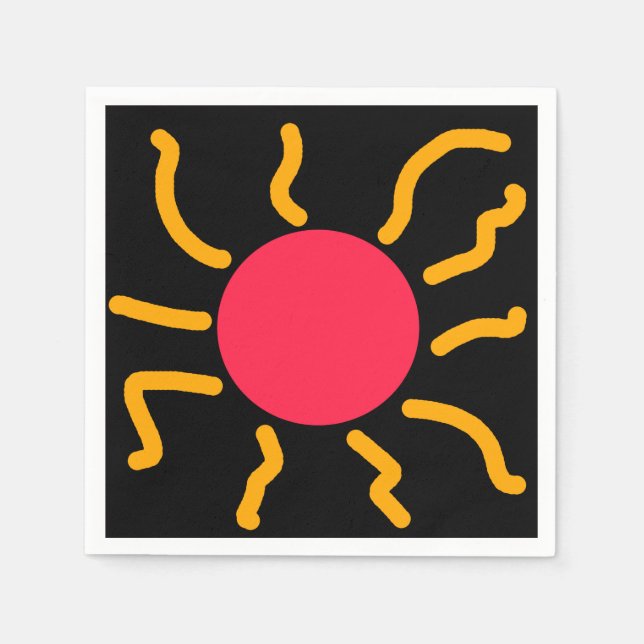 Cute sun napkins (Front)