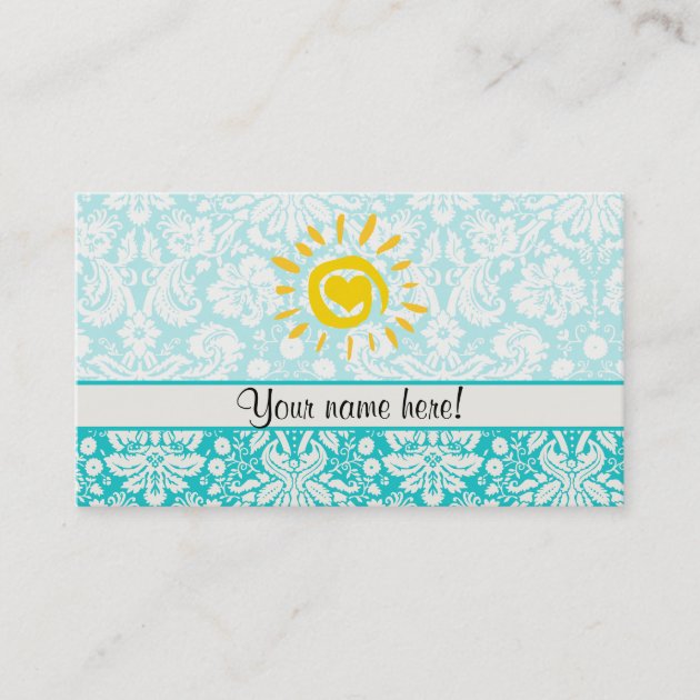 sun wind home business card