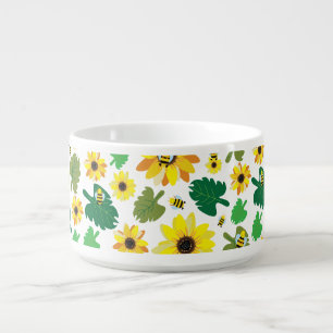 Cute Sunflower Bee Bowl