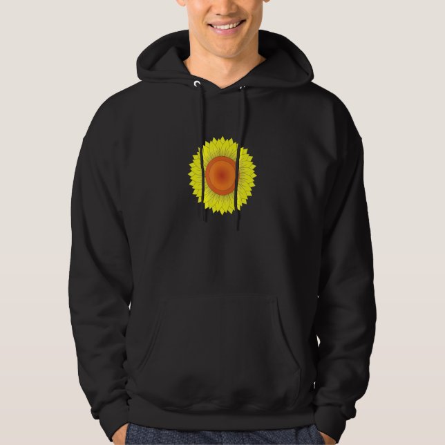Cute Sunflower Design Hoodie (Front)