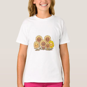 Cute Sunflower Friends T-Shirt