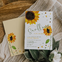 Cute Sunflower Girl Baby Shower