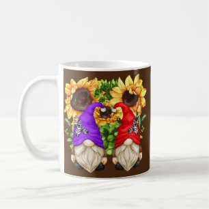 Cute Sunflower Gnome For Ramsay Hunt Rare Disease Coffee Mug
