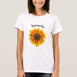 Cute Sunflower Personalized T-Shirt