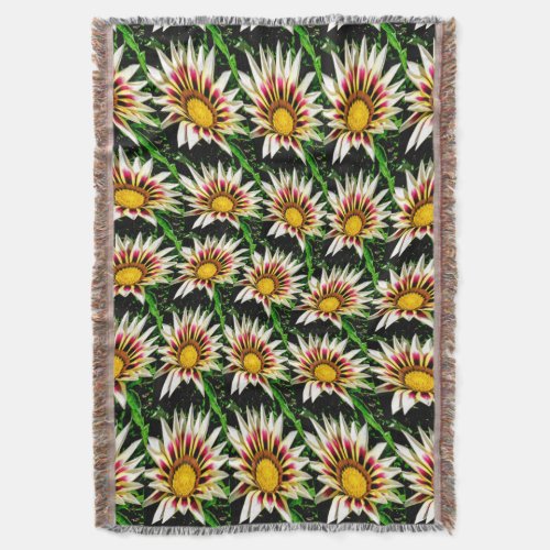 Cute Sunflowers Pattern Throw Blanket