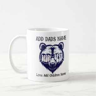 Cute Sunglasses Daddy Bear Personalize  Coffee Mug