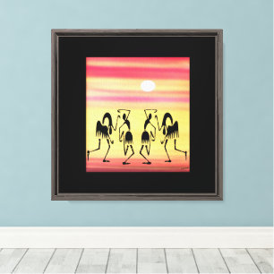 Cute Sunny Day Break Dance  Canvas Print