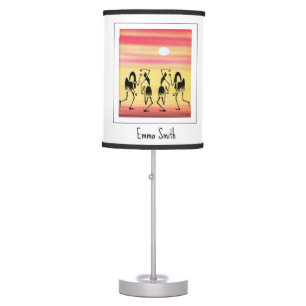 Cute Sunny Day Break Dance Table Lamp