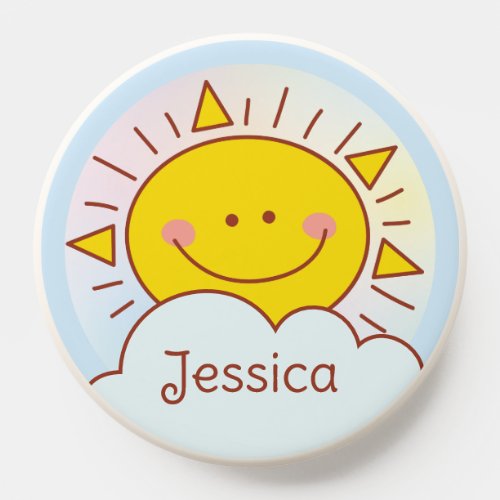 Cute Sunshine Custom Name PopSocket