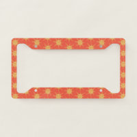 Cute Sunshine Suns Colorful Handmade Boho Red