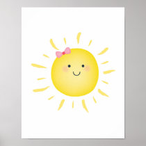 Cute Sunshine Weather Nursery Wall Art
