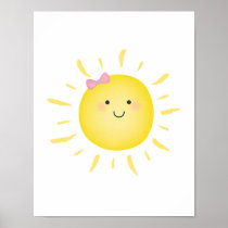 Cute Sunshine Weather Nursery Wall Art
