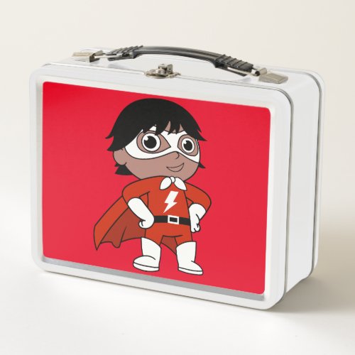 Cute Super Hero Boy Metal Lunch Box