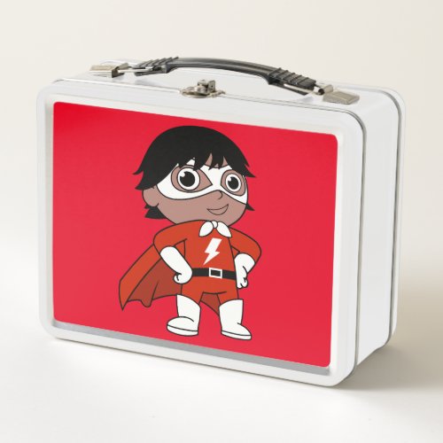 Cute Super Kid Hero Metal Lunch Box