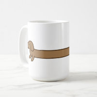 Long Hair Dachshund Gifts Cute Doxie Wiener Dog Lo Espresso Cup