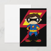 Cute Superhero Boy (Front/Back)