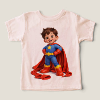 Cute Superhero Toddler Birthday Shirt