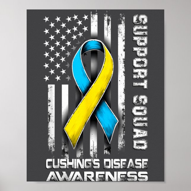 Cute Support Disease s Squad Awareness Cushing Poster (Front)